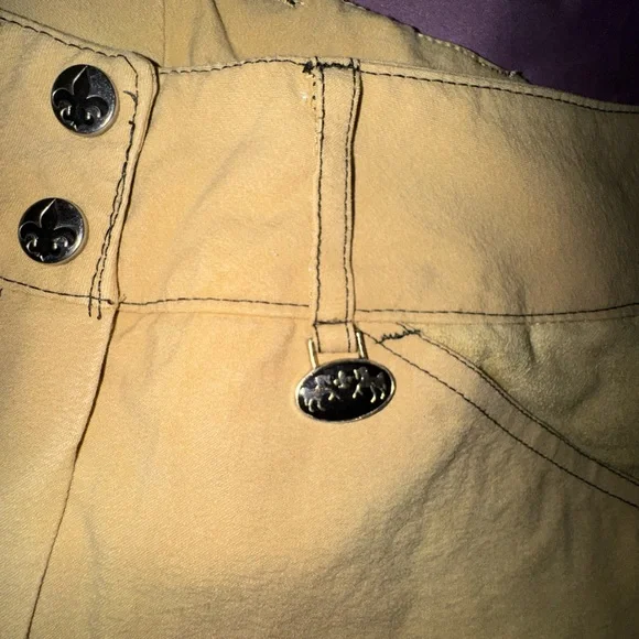 Equine Couture Tan Equestrian Riding Pants. Size 24 sporty Natalia - Picture 5 of 11